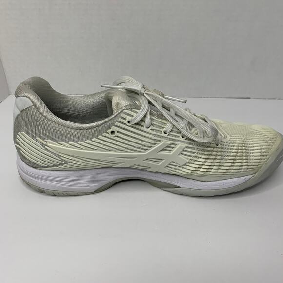 Asics Solution Speed Ff White Gray Women's Athletic Shoes Size 8.5 - Picture 7 of 12